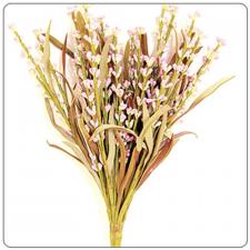 MINI BERRY BUNCH W/LEAVES, 10IN, HW, PINK