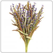 MINI BERRY BUNCH W/LEAVES, 10IN, HW, PURPLE