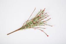 RICE BERRY & GREENERY PICK, 12 IN, PINK