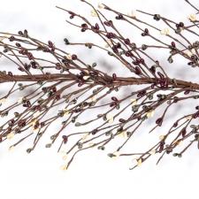 RICE BERRY GARLAND, 55IN, HW, BURGUNDY/GREEN/CREAM, 