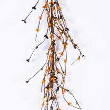 RICE BERRY GARLAND, 55IN, HW, ORANGE, OLIVE, BUTTER - SOLDOU