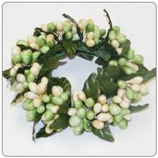 SMALL RICE BERRY CANDLE RING, 3INDIA (1.5IN DIA RIM), HW, AP