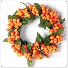 SMALL RICE BERRY CANDLE RING, 3IN DIA (1.5IN DIA RIM), HW, O