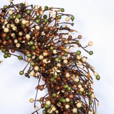 MIXED BERRY WREATH SET, SET OF 2, HW, 19INDIA (10INDIA RIM) 