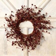 MIXED BERRY WREATH SET, SET OF 2, HW, 19INDIA (10INDIA RIM) 