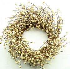MEDIUM MIXED BERRY WREATH/CANDLE RING, HW, 14