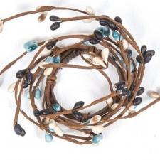 1.5 IN CANDLE RING; LIGHT BLUE, BLACK, MIX, 96 BERRIES