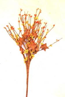 16 IN PICK WITH 3 STARS; 340 BERRIES; ORANGE/YELLOW  - SOLDO
