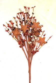 16 IN PICK WITH 3 STARS; 340 BERRIES; RED-NAVY BLUE-CREAM - 