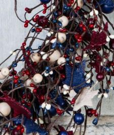 AMERICANA MIXED BERRY WREATH SET, SET OF 2, 10 IN. DIA. RIM,