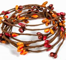 6 FT RICE BERRY STRING, SUNSET ORANGE - SOLDOUT