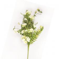 LIGHT YELLOW FLOWER SPRAYWITH GREENERY, 24 IN